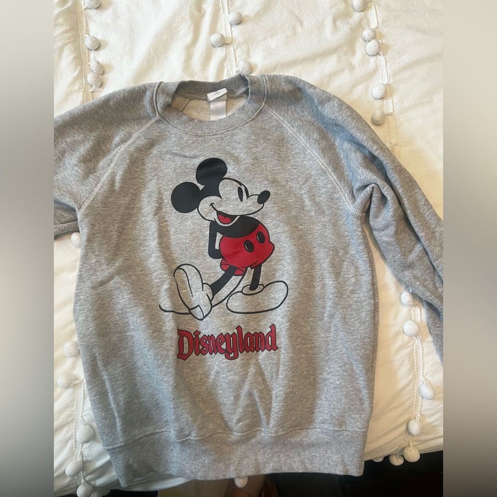 Disney Gray Mickey Mouse Sweatshirt